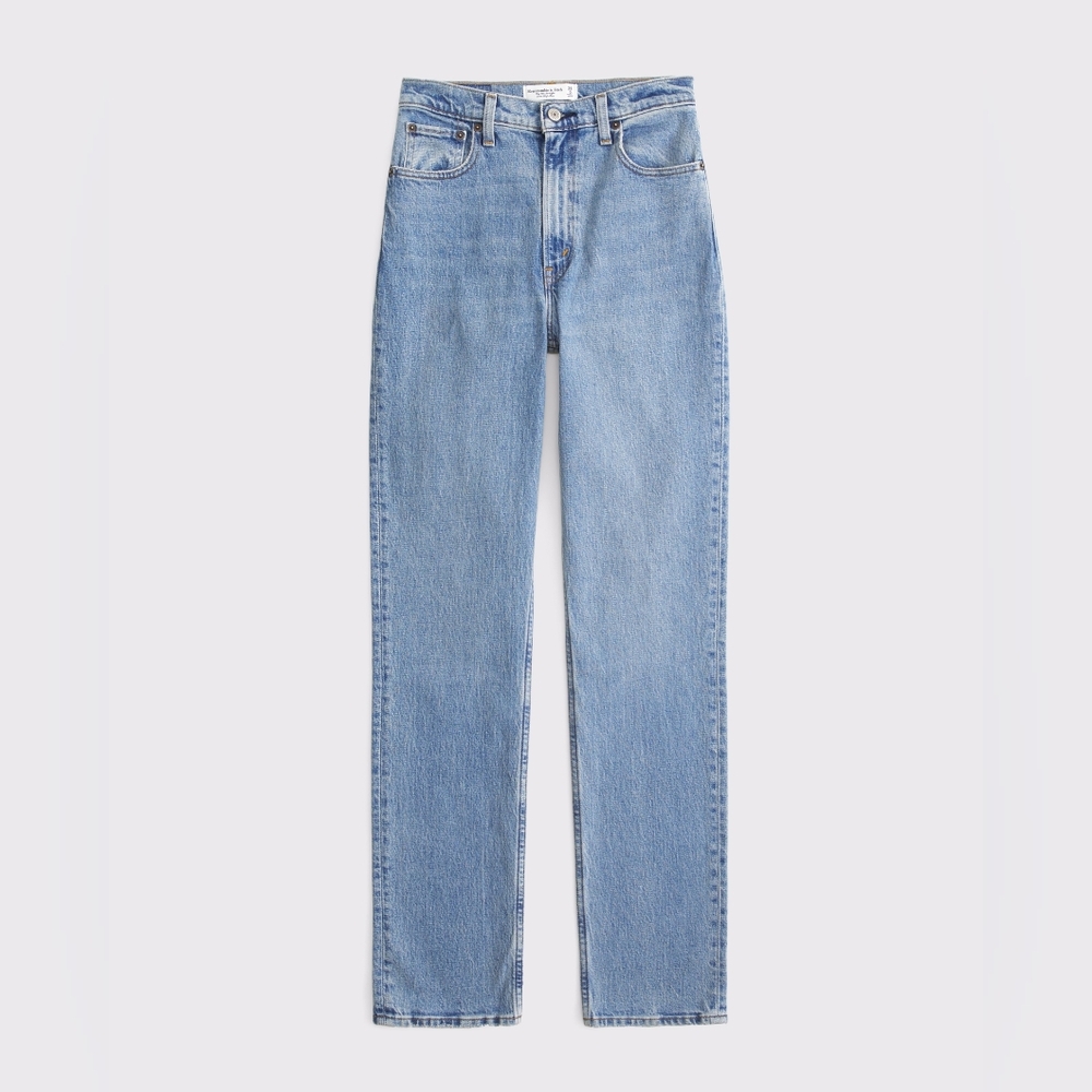 A&F Ultra High Rise 90s Straight Jean